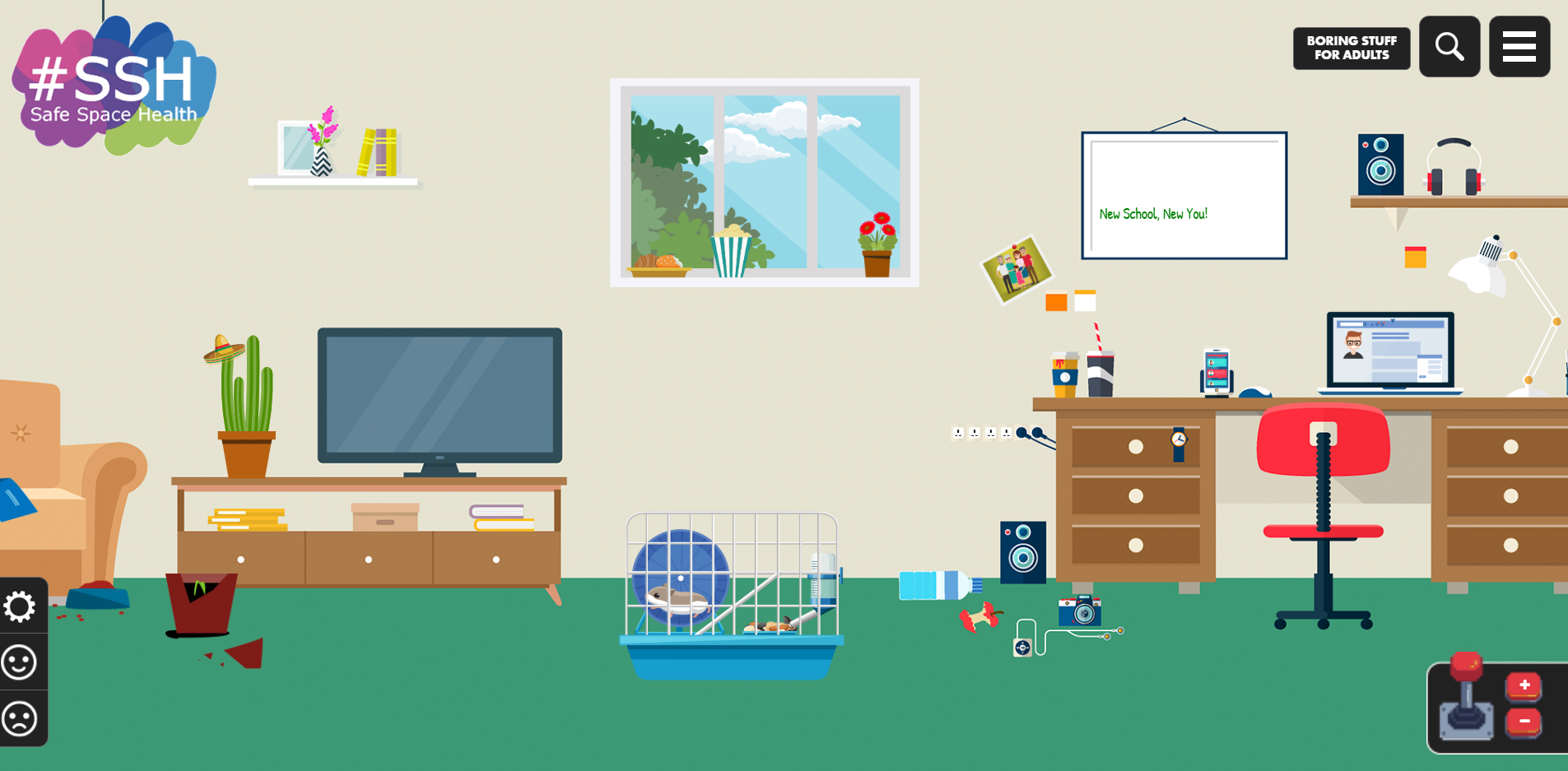 SSH website homepage