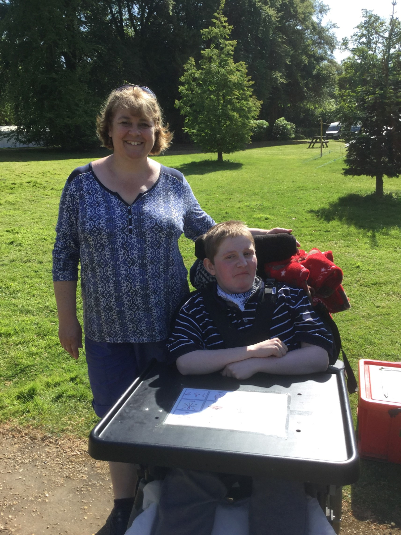 Nurse Avril Bembridge and Jack at Higher Ashurst 2018.png